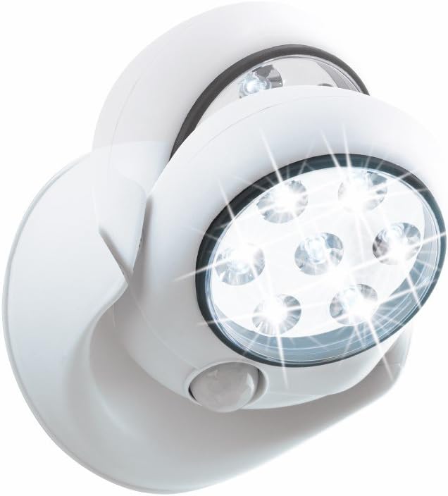 EASYmaxx 05592 LED-Spot mit Bewegungsmelder selbstklebend kabellos, weiß