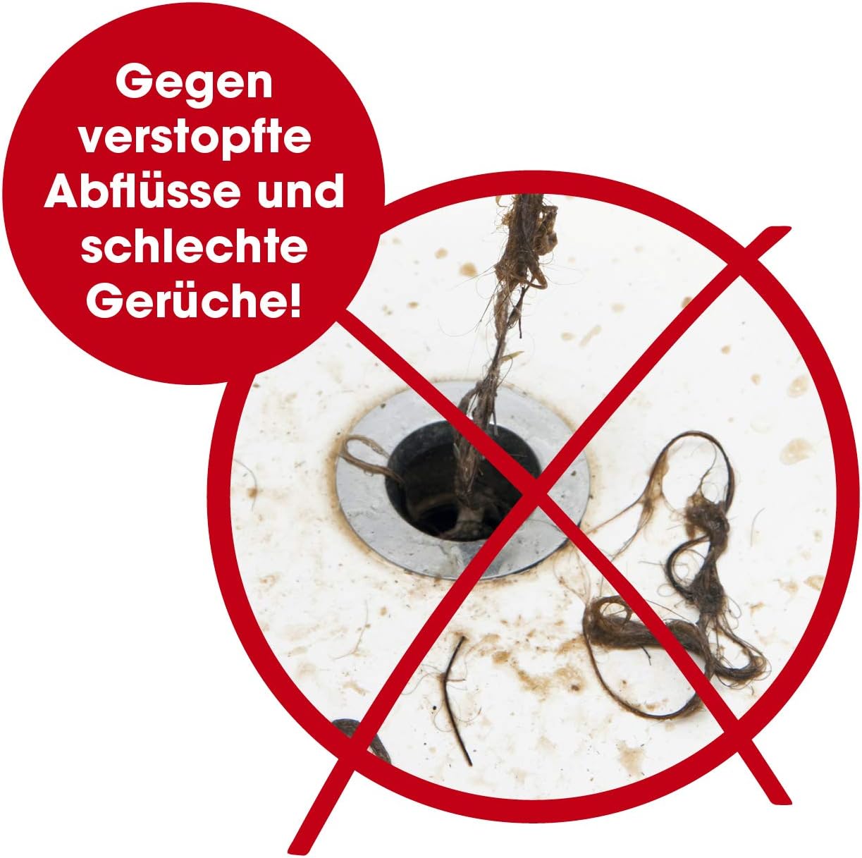 EASYmaxx Abflussreiniger Sticks mit frischen Apfelduft | Rohreiniger Stäbchen für Spüle, Dusche oder Waschbecken | 1 Stick reicht für 1 Monat Frische [50er Set, Apfelduft] — Ansicht 3