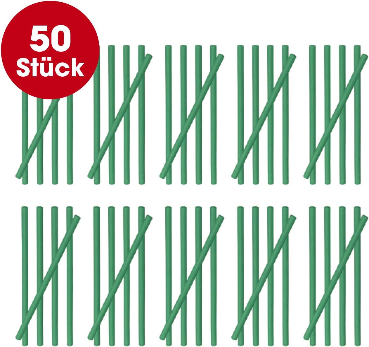 EASYmaxx Abflussreiniger Sticks mit frischen Apfelduft | Rohreiniger Stäbchen für Spüle, Dusche oder Waschbecken | 1 Stick reicht für 1 Monat Frische [50er Set, Apfelduft] — Ansicht 4