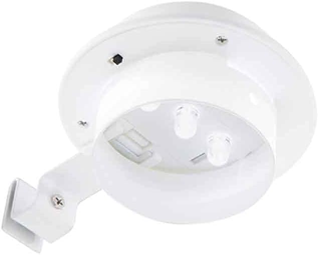 EASYmaxx Dachrinne Solarleuchte mit Bewegungsmelder 3er-Set |Solarlampe für Außen mit Tageslichtsensor | Weiß — Ansicht 2
