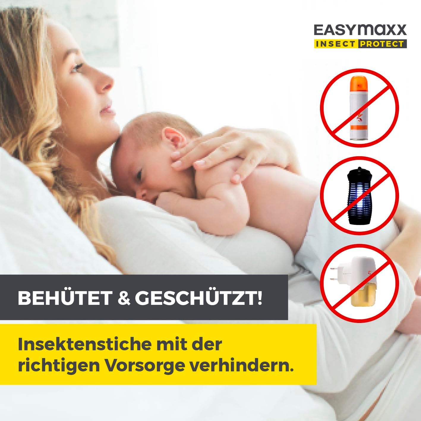 EASYmaxx Fliegengitter Tür mit Magnetverschluss | 100 x 210 cm - ideal für Balkontür, Kellertür & Terrassentür | Einfache Klebemontage ohne Bohren & Schrauben | Zuschneidbarer Insektenschutz [Weiß] — Ansicht 6