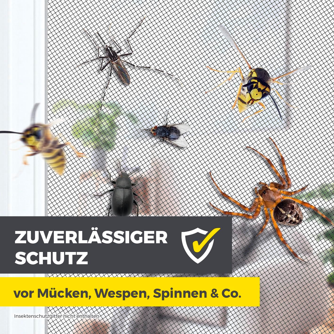 EASYmaxx Insect Protect Magnete zum Kleben für Insektenschutzgitter | Magnetplättchen selbstklebend | 12 Magnete selbstklebend für Fliegengitter Fenster | Moskitonetz Magnet — Ansicht 6