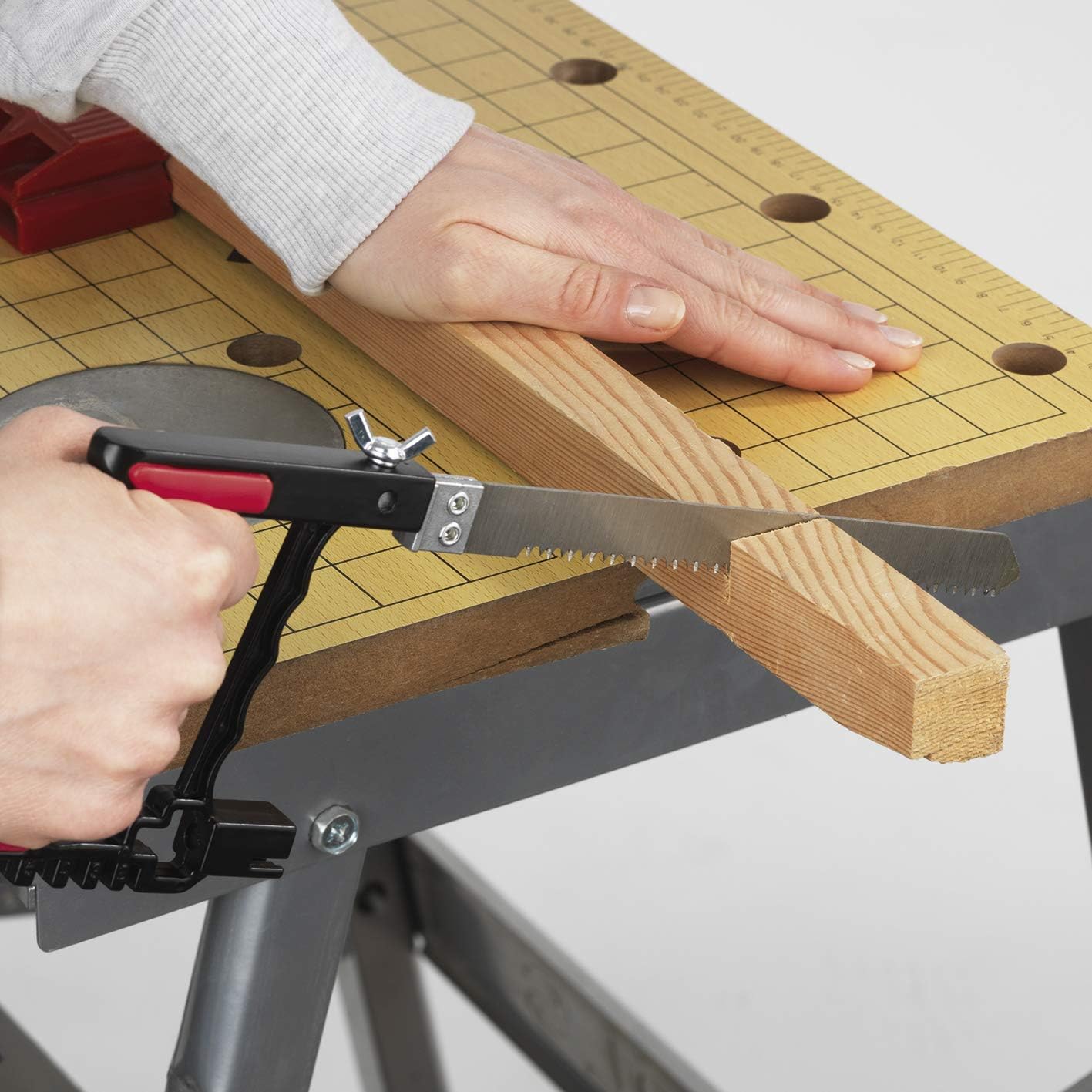 EASYmaxx Multifunktions-Säge für Heimwerker | Bügelsäge, Handsäge, Kurzsäge, Metallsäge, Eisensäge, Laubsäge | inkl. 9 verschiedene Sägeblätter — Ansicht 3