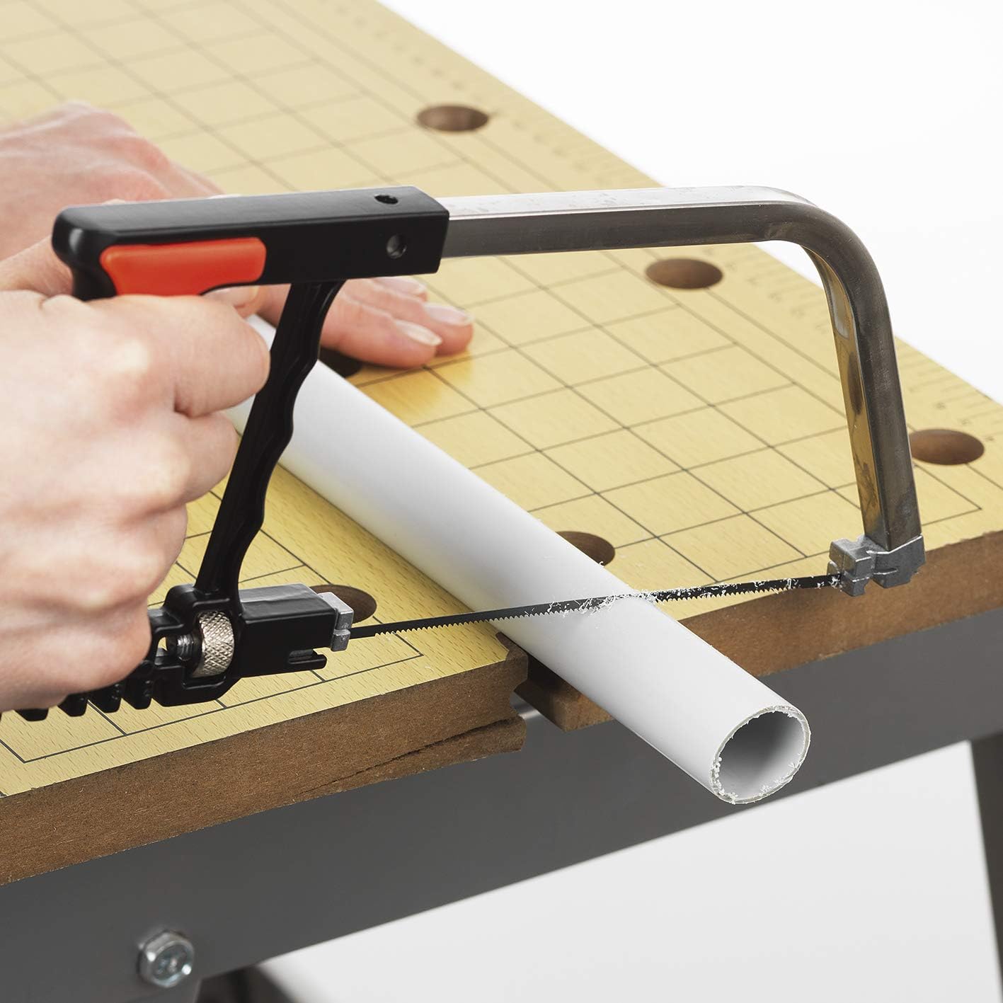 EASYmaxx Multifunktions-Säge für Heimwerker | Bügelsäge, Handsäge, Kurzsäge, Metallsäge, Eisensäge, Laubsäge | inkl. 9 verschiedene Sägeblätter — Ansicht 6