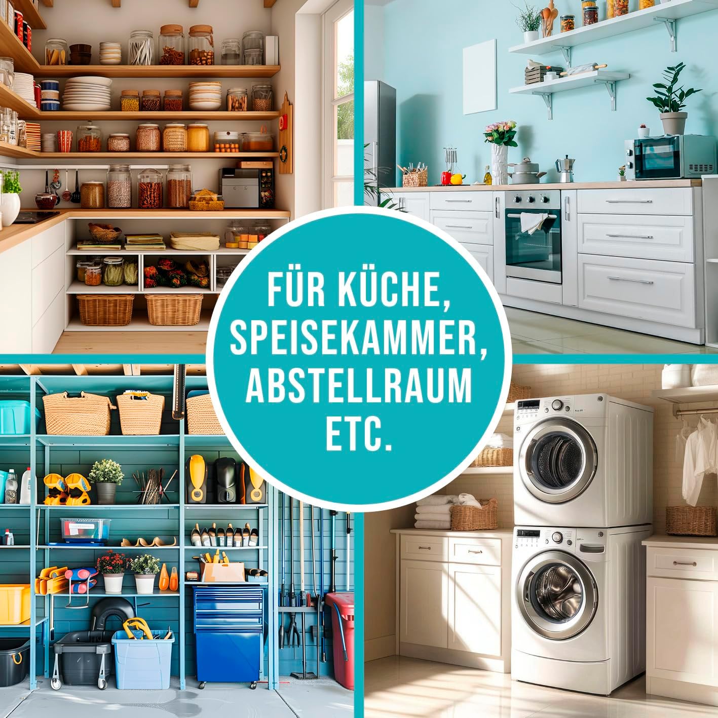 EASYmaxx Pfandflaschen Sammelbehälter 100 L mit 2 herausnehmbaren Tragetaschen | Flaschen Aufbewahrung für Altglas & Leergut | Behälter für Leergut | Flaschensammler für Küche & Abstellraum — Ansicht 2