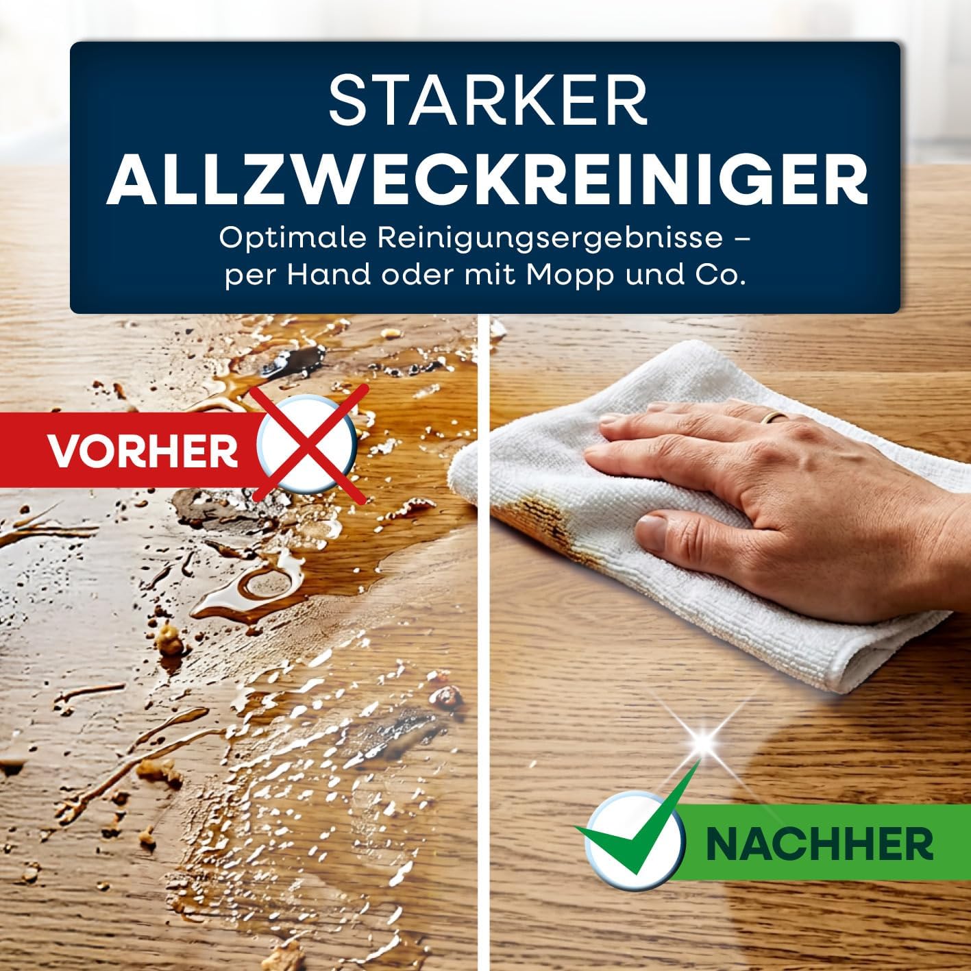 EASYmaxx Reinigungs-Konzentrat Orange 2x500ml Set mit Sprühflasche | Ergibt 100 Liter Allzweckreiniger | Mühelose Reinigung von allen Flächen | Ideal für Kochfelder, Grillroste, Backöfen u.v.m. — Ansicht 3