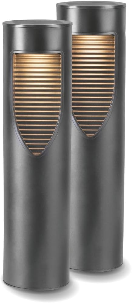 EASYmaxx Solar-Bodenleuchte für den Garten | Kabellolse Outdoor-Lampen für den Außenbereich - wetterbeständig | Wegleuchten mit Tageslichtsensor [2er Set] — Ansicht 4