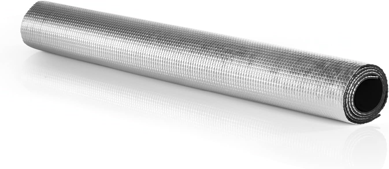 EASYmaxx Wärme-Reflexionsfolie für Heizkörper | Reduziert Wärmeverlust zwischen Wand und Heizkörper | Individuell zuschneidbar - 70x100cm - silber