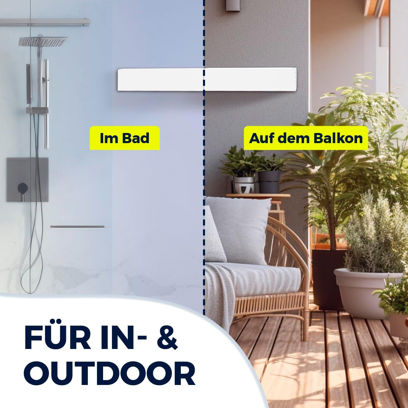EASYmaxx Wandwäschetrockner 400 | Wandtrockner – platzsparend & ausziehbar | 80 cm x 40 cm x 10,5 cm | 4m Trockenlänge | Wäscheständer für stromloses Trocknen drinnen und draußen — Ansicht 4