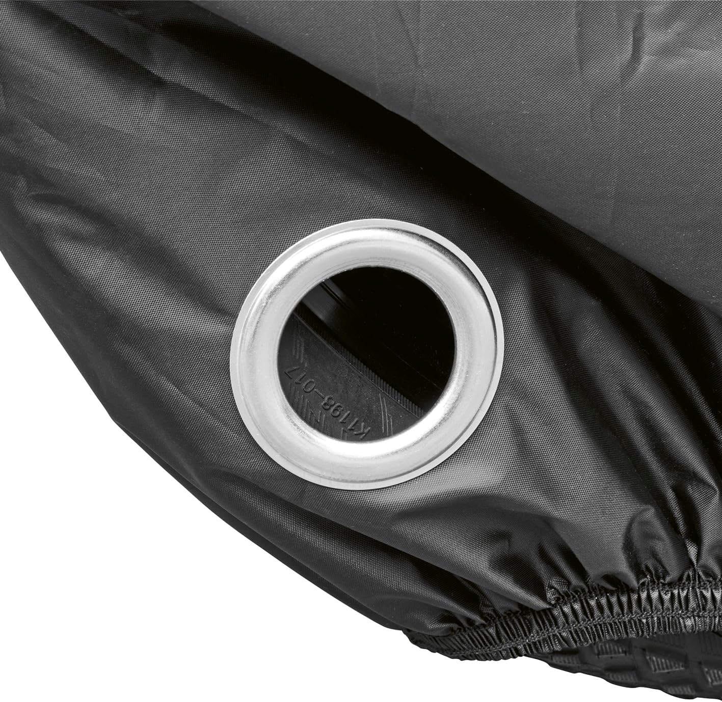 EASYmaxx Wetterschutzhaube Fahrrad – schwarz, 200x70x110 cm | Wasserdichte Fahrradabdeckung für 28 Zoll, mit Schlossaussparung, Trageschlaufen & Transporttasche – für jedes Wetter — Ansicht 2