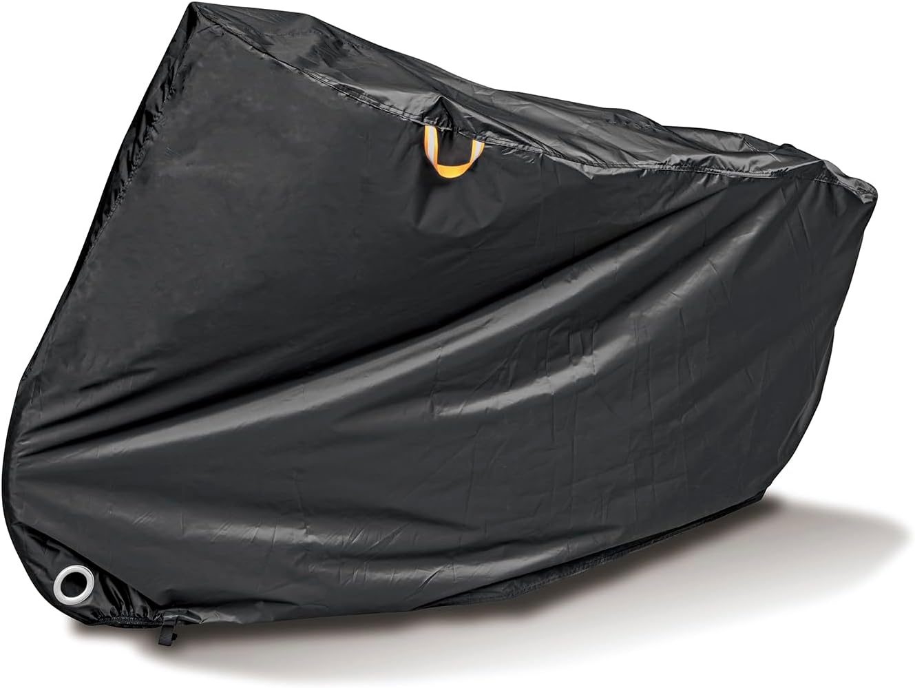 EASYmaxx Wetterschutzhaube Fahrrad – schwarz, 200x70x110 cm | Wasserdichte Fahrradabdeckung für 28 Zoll, mit Schlossaussparung, Trageschlaufen & Transporttasche – für jedes Wetter